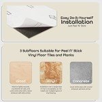 Light Grey Oak Peel and Stick Vinyl Tiles - 10 Pack