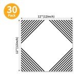 WOWSTAR 30-Pack Peel and Stick Vinyl Floor Tiles