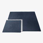 Charcoal Gray Interlocking Foam Carpet Tiles - 24x24