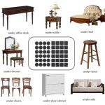 96 Pcs Non-Slip Foam Floor Protectors Pads