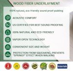 Wood Fiber Flooring Underlayment - 6mm, 90 Sq Ft