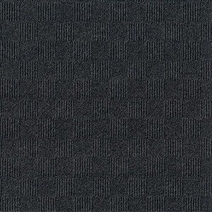 Black Crochet Peel and Place Carpet Tiles - 60 sq. ft