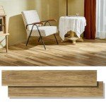 Light Oak Peel and Stick Vinyl Floor Tiles - 16 Pack