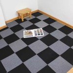 Self-Adhesive Carpet Peel and Stick Tiles - 30 Pcs
