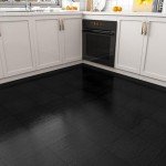 LaCheery 12" Black Peel and Stick Floor Tiles