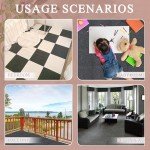 Self-Adhesive Grey Carpet Tiles - 20 Pack 12"x12