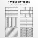 Light Oak Peel and Stick Vinyl Floor Tiles - 16 Pack