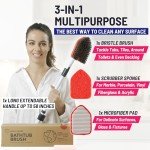Moku Home 3-in-1 Extendable Shower Cleaning Brush