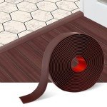 Self-Adhesive Floor Transition Strip - 10ft Brown