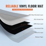 Light Gray Peel & Stick Vinyl Floor Tiles