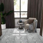 Dark Grey Marble Peel and Stick Vinyl Tiles - 4 Pack