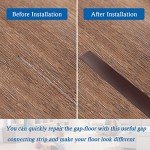 Self-Adhesive Floor Transition Strip - 10ft Brown