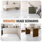 Light Gray Peel & Stick Vinyl Floor Tiles