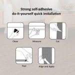 Peel and Stick Vinyl Floor Tiles - 36 Pack