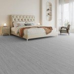 Light Grey Peel and Stick Vinyl Floor Tiles