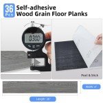 Vsmile Peel and Stick Luxury Vinyl Floor Tiles