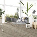 Peel and Stick Vinyl Floor Tiles - 24 Pack