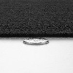 Black Carpet Tiles with Padding - 12x12 Inch