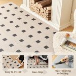 Purefull 12 Pack Removable Carpet Tiles - Black