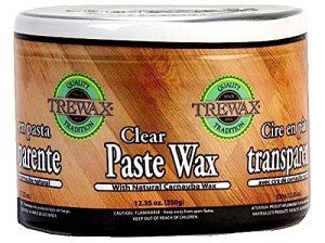 Trewax Clear Paste Wax with Carnauba, 12.35 Ounces
