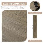 Peel and Stick Waterproof Vinyl Floor Tiles - Brown