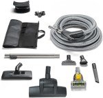 Universal Central Vacuum Hose Kit with Turbo Nozzles