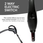 Universal Central Vacuum Hose Kit with Turbo Nozzles