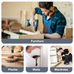 QISHENG 110 PCS Stainless Steel Wood Screw Set