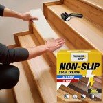 Clear Non-Slip Stair Treads for Wooden Steps