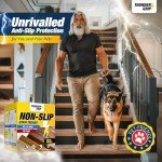 Clear Non-Slip Stair Treads for Wooden Steps