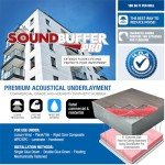 SoundBuffer Pro Vinyl, Laminate, Wood Flooring Underlayment