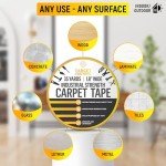 TargetControl™ 105FT Double-Sided Carpet & Rug Tape