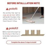 Waterproof Peel and Stick Wood Grain Floor Tiles