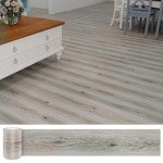 Waterproof Peel and Stick Wood Plank Tiles - 12 Pack