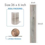 Waterproof Peel and Stick Wood Plank Tiles - 12 Pack