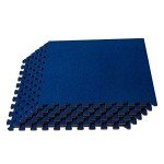 Durable 3/8" Interlocking Foam Carpet Tiles