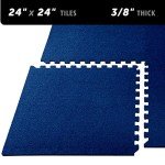 Durable 3/8" Interlocking Foam Carpet Tiles