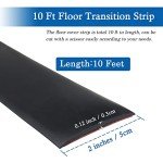 Self-Adhesive Floor Transition Strip - 10ft, Black