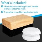 Oil & Wax Applicator with Microfiber Buffing Pads