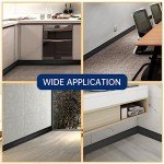 Self-Adhesive Vinyl Baseboard Molding Trim - 60Ft