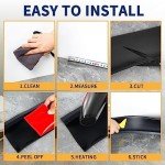Self-Adhesive Vinyl Baseboard Molding Trim - 60Ft