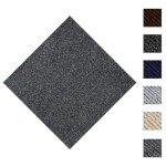 CUCOS 24" Peel and Stick Carpet Tiles – 10 PCS
