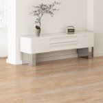 VEVOR Interlocking Vinyl Floor Tiles - Wood Grain