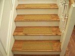 Berber Carpet Stair Treads - Natural - 24"x8" - Set of 13
