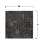 Mohawk Basics 24" Berber Carpet Tile - Smoke