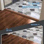 Self-Adhesive Vinyl Floor Transition Strip - Cherry