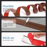 Self-Adhesive Vinyl Floor Transition Strip - Cherry