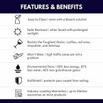 Premium Peel and Stick Carpet Tiles - 18x18 Inch