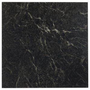 Nexus Marble Black Vinyl Tile - 12x12 Inch
