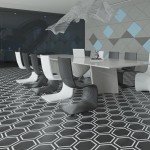 Hexagon Peel and Stick Vinyl Floor Tiles - 30-Pack